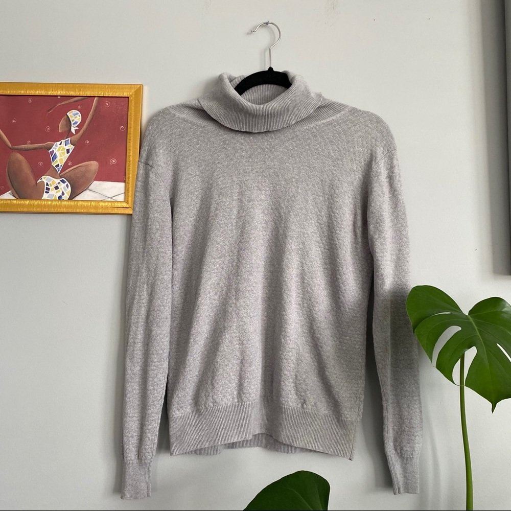 Aritzia Wilfred Grey Turtleneck - Picture 1 of 6